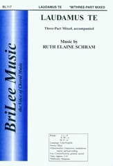 Laudamus Te Three-Part Mixed choral sheet music cover